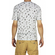 Ανδρικό double pocket all over print T-shirt ανοιχτό γκρι