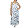 Mismash Bojan cross back maxi dress