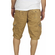 Sublevel men's cargo shorts mustard