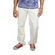 Men's linen blend pants white