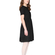 Pepaloves Ivana short sleeve dress black