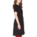 Pepaloves Jade short sleeve dress black