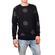 Globe Omeo sweater black with jacquard dots