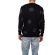 Globe Omeo sweater black with jacquard dots
