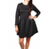 Migle + me quilted mini dress black