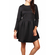 Migle + me quilted mini dress black