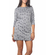 Migle + me V-back mini dress in grey melange