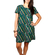 Migle + me short sleeve mini dress green