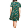 Migle + me short sleeve mini dress green