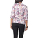 Migle + me floral top with 3/4 sleeves