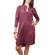 Soft Rebels Harper long sleeved shirt dress grape wine