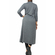 Agel Knitwear front split maxi tunic grey