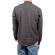 Men's brown-grey check flannel shirt