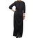 Arpyes maxi tunic black with splits