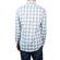 Missone men's check shirt white-blue