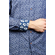 Missone men's floral print shirt blue