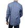 Missone men's floral print shirt blue