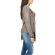 Agel Knitwear πλεκτή μπλούζα πούρο χρώμα με σκισίματα