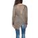 Agel Knitwear πλεκτή μπλούζα πούρο χρώμα με σκισίματα