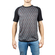 Men's flair print t-shirt black