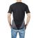 Men's flair print t-shirt black