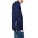 Men's longline sweatshirt dark blue