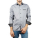 Men's slim fit long sleeve shirt grey