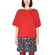 Pepaloves Ruth wide sleeve sweatshirt red