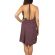 Printed backless dress in loose fit