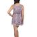 Paisley print sleeveless mini dress lilac