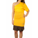 Skunkfunk Barti one shoulder dress yellow