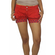 Women's shorts red with belt