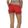 Women's shorts red with belt