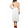 Open back midi dress white