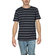 Anerkjendt Martez striped t-shirt dark blue