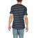 Anerkjendt Martez striped t-shirt dark blue