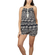 Monochrome ethnic print playsuit