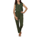 Soft Rebels Me wrap jumpsuit aloe green