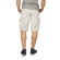 Men's cargo striped shorts white