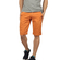 Men's chino shorts dark orange