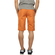 Men's chino shorts dark orange