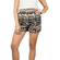 Women's ethnic print shorts