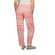 Women's ethnic print pants red