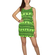 Mini dress lime with pockets