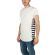 Oyet men's T-shirt ecru with side stripes