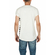 Oyet men's T-shirt ecru with side stripes