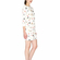 Pepaloves Animals printed mini dress white