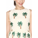 Pepaloves Palms lace-up side dress