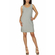 Soft Rebels Lea mini dress plisse light grey