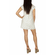 Soft Rebels Side mini lace dress white